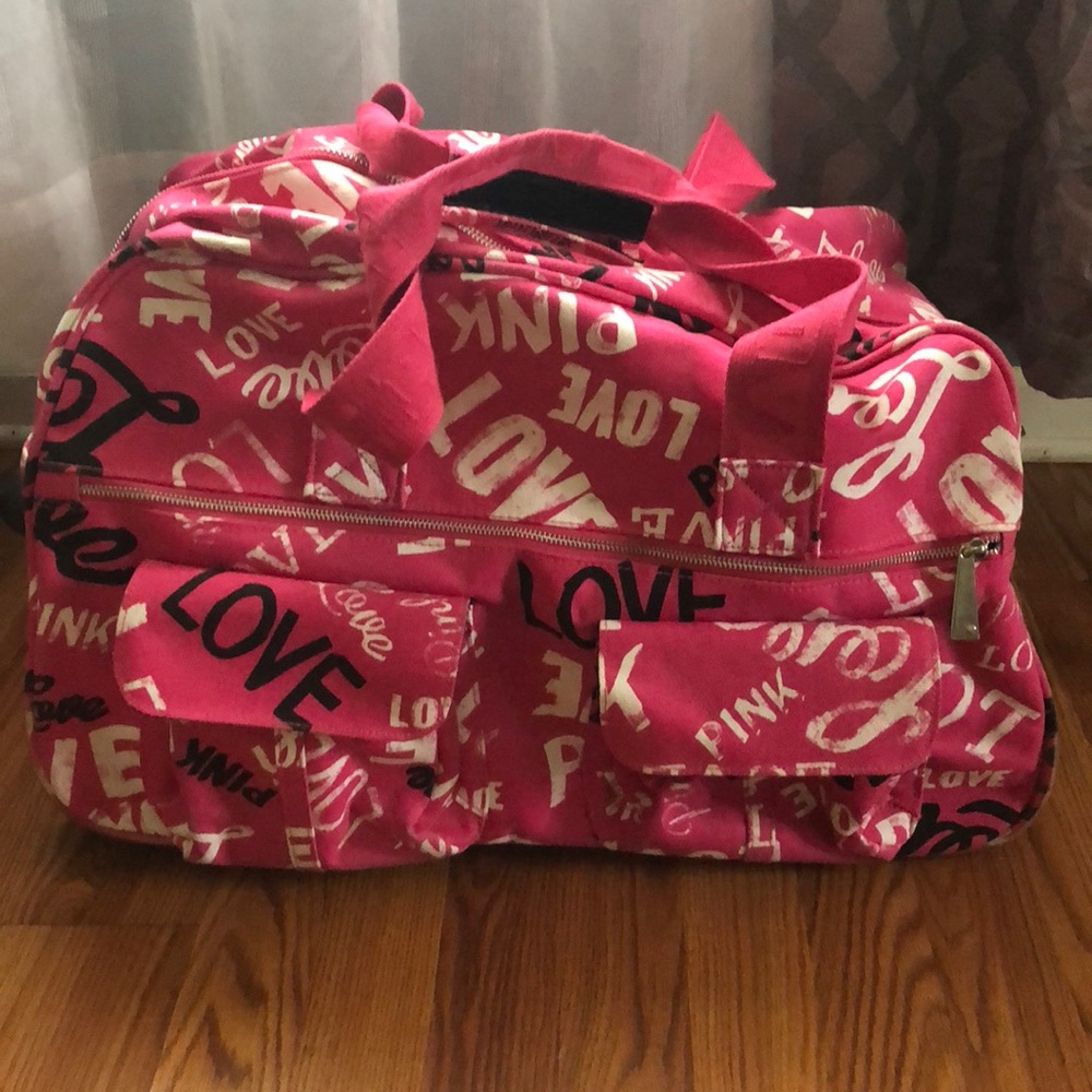 Vs pink luggage